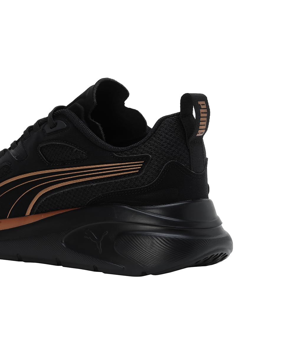 Puma Turboglide WNS Running Shoe - Black Gold Gray - Image 4