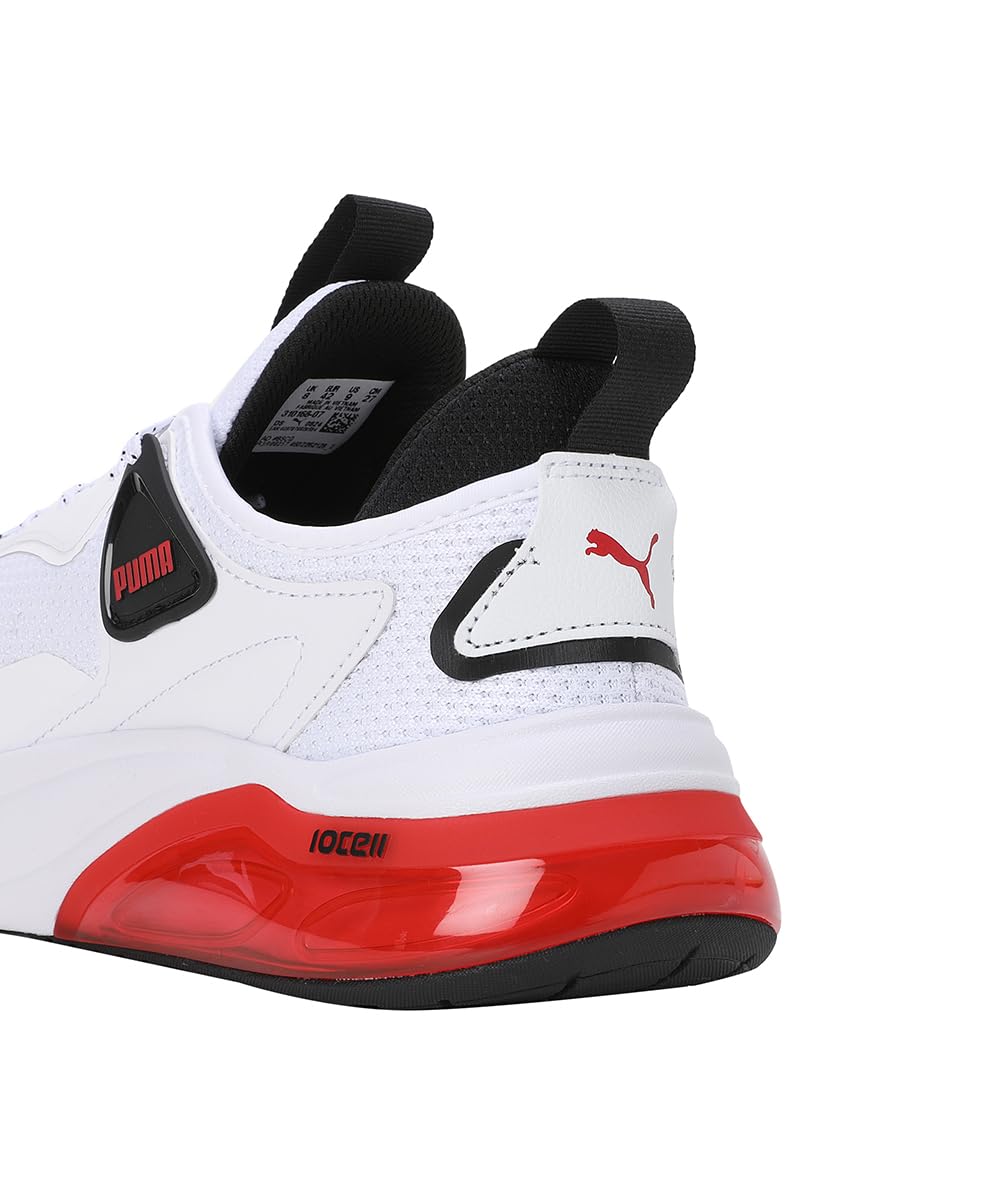 Puma Cell Thrill White Black Running Shoe - Image 5