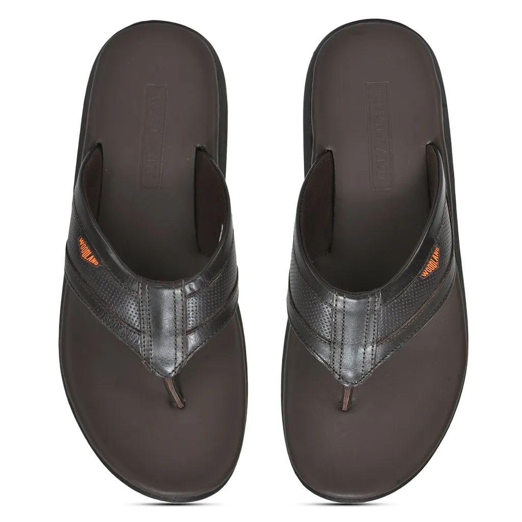 Woodland Men's PU Slipper - Brown - Image 3