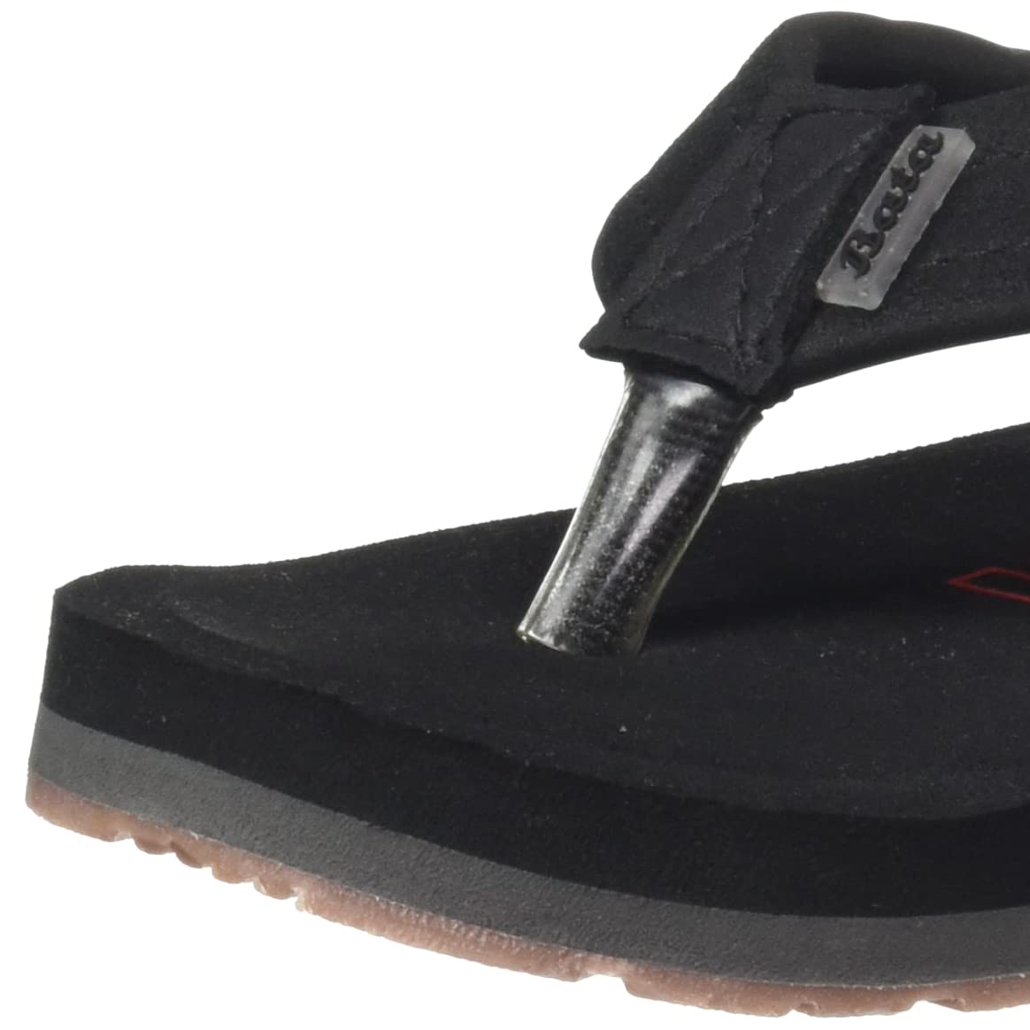 Bata Mens Ortho AW16 Flip Flops - Black - Image 4
