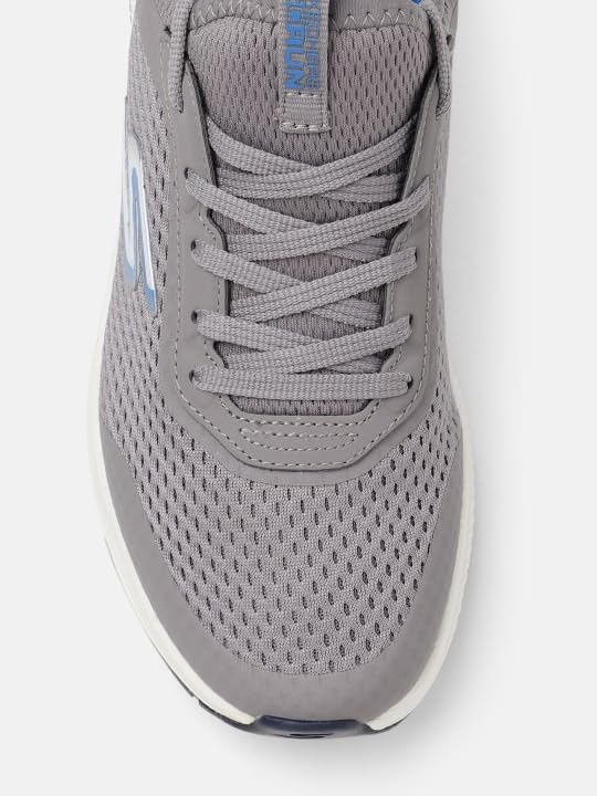 Skechers Men's GO Run Running Shoes - Gray Blue - Image 2