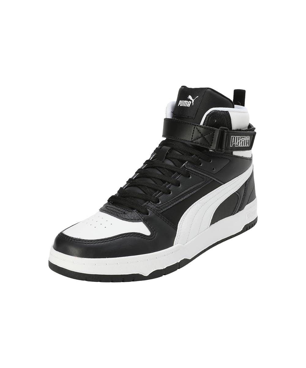 Puma Men's Court Shatter Mid Sneaker - Black White