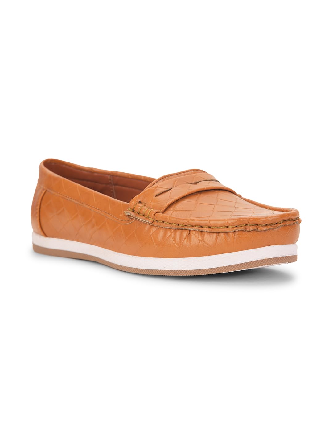 Bata Women's Tan Slip-on Loafer