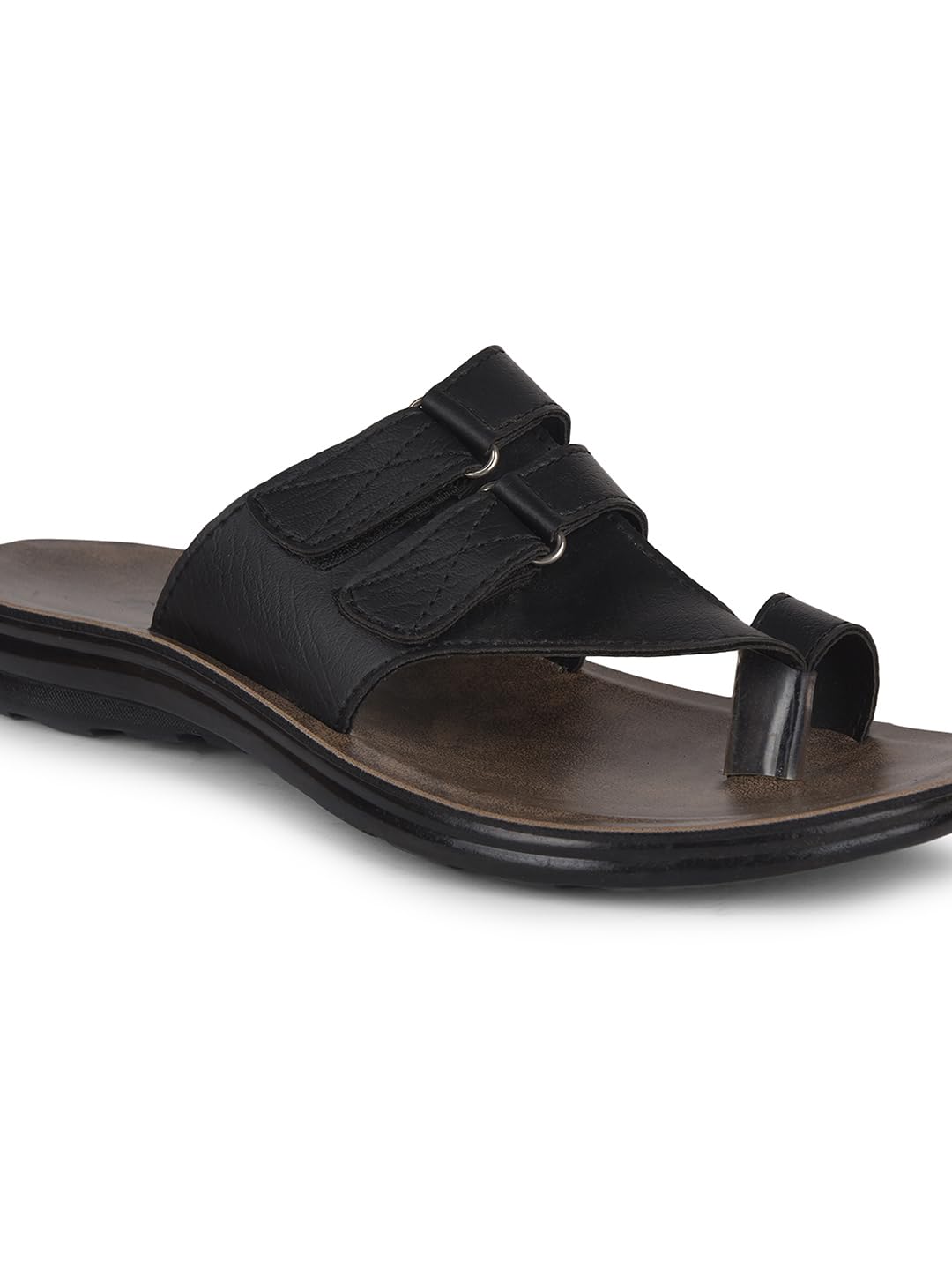 Bata Men's Black Slip-on Sandal - Image 5
