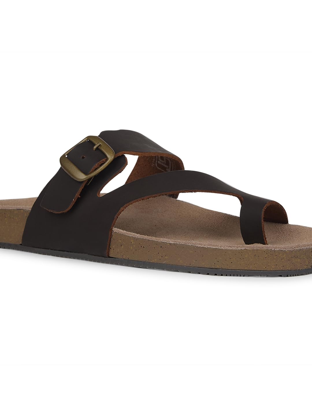 Bata Men's Slip-on Sandal - Dark Brown - Image 5
