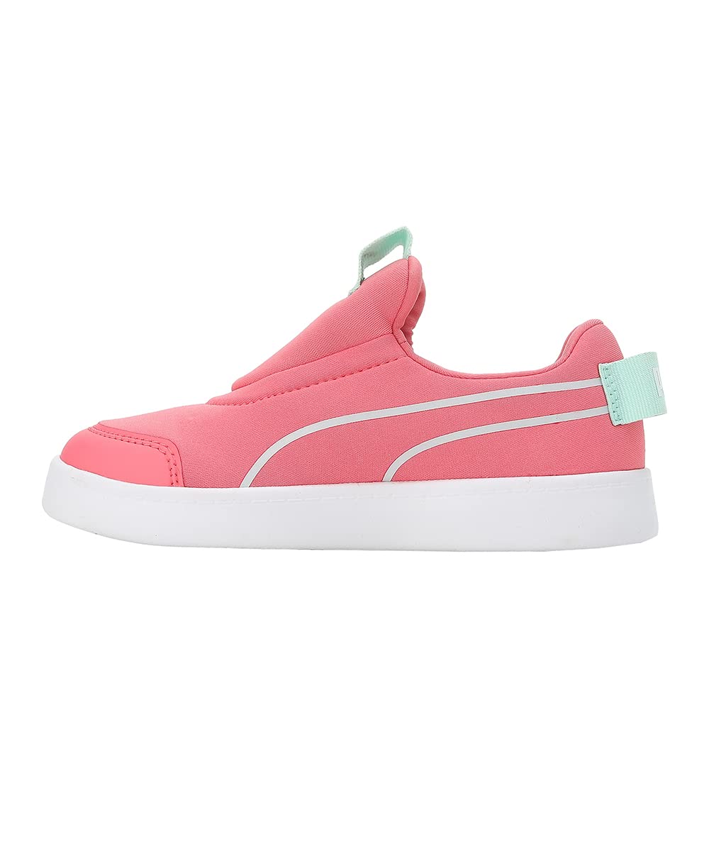 Puma Courtflex v2 Slip On Sneaker - Loveable Minty Burst White - Image 2