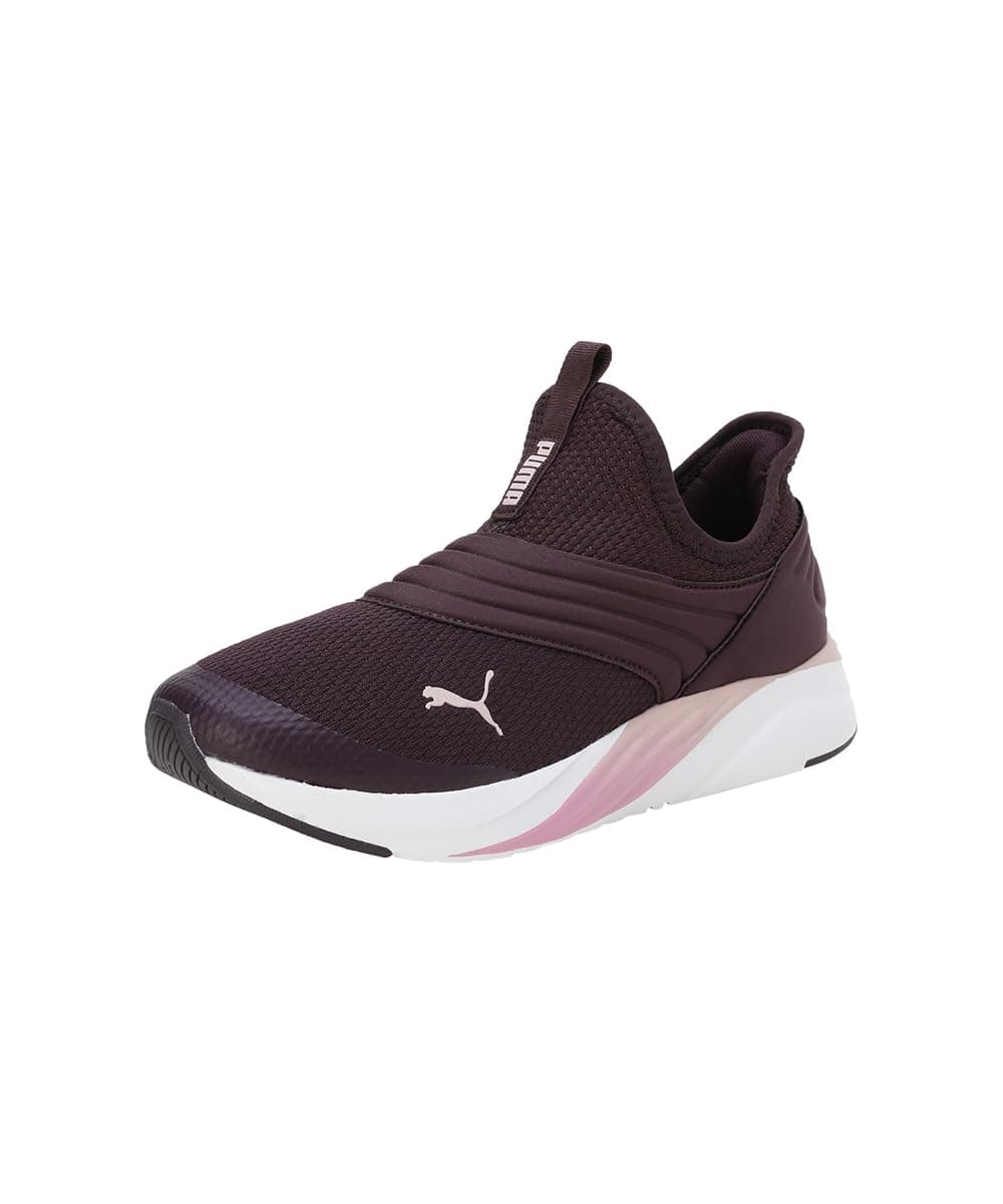 Puma Softride Sophia Slip-On Running Shoe for Women - Midnight Plum