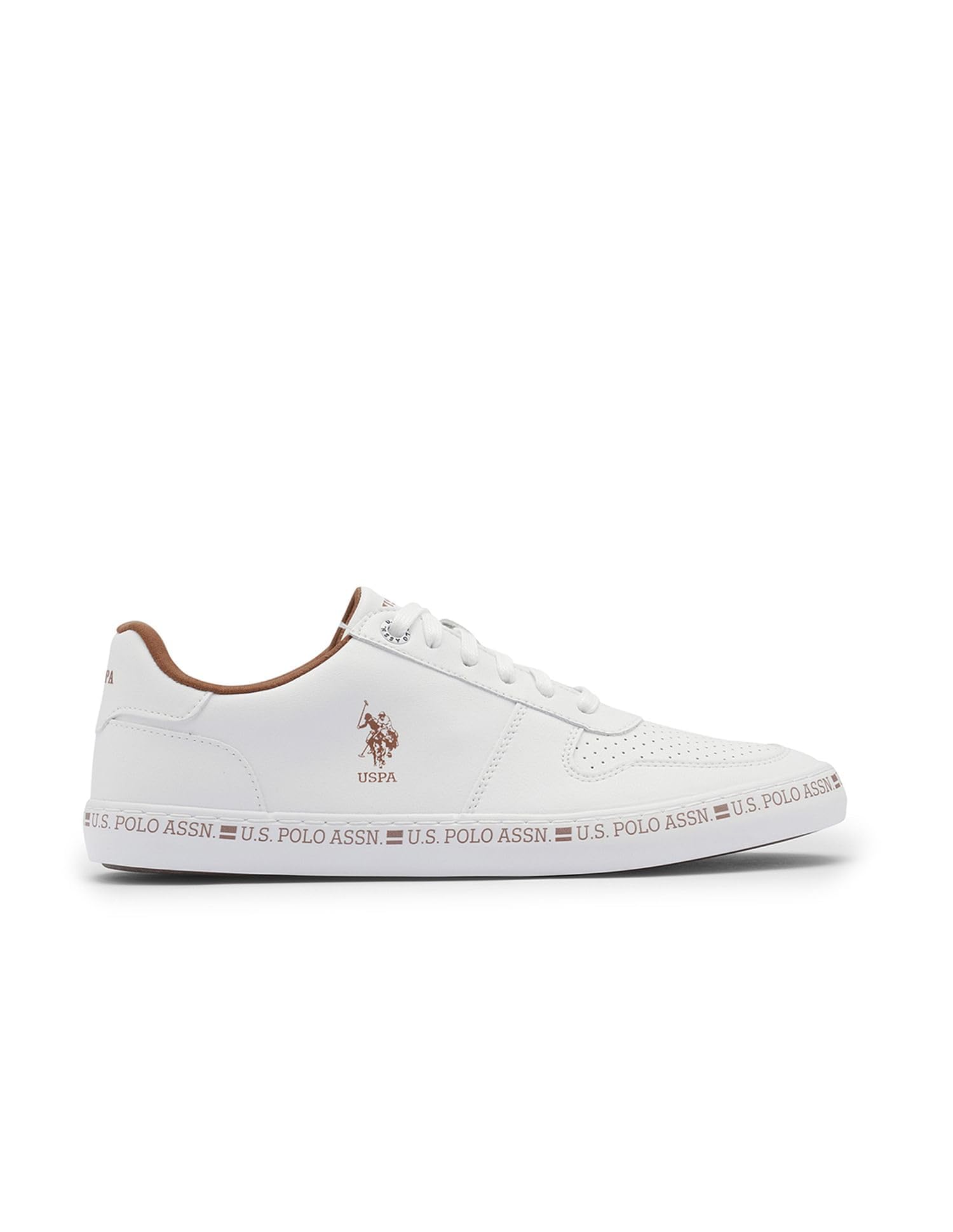 U.S. Polo Assn. Conrad Sneakers for Men - Off White - Image 4