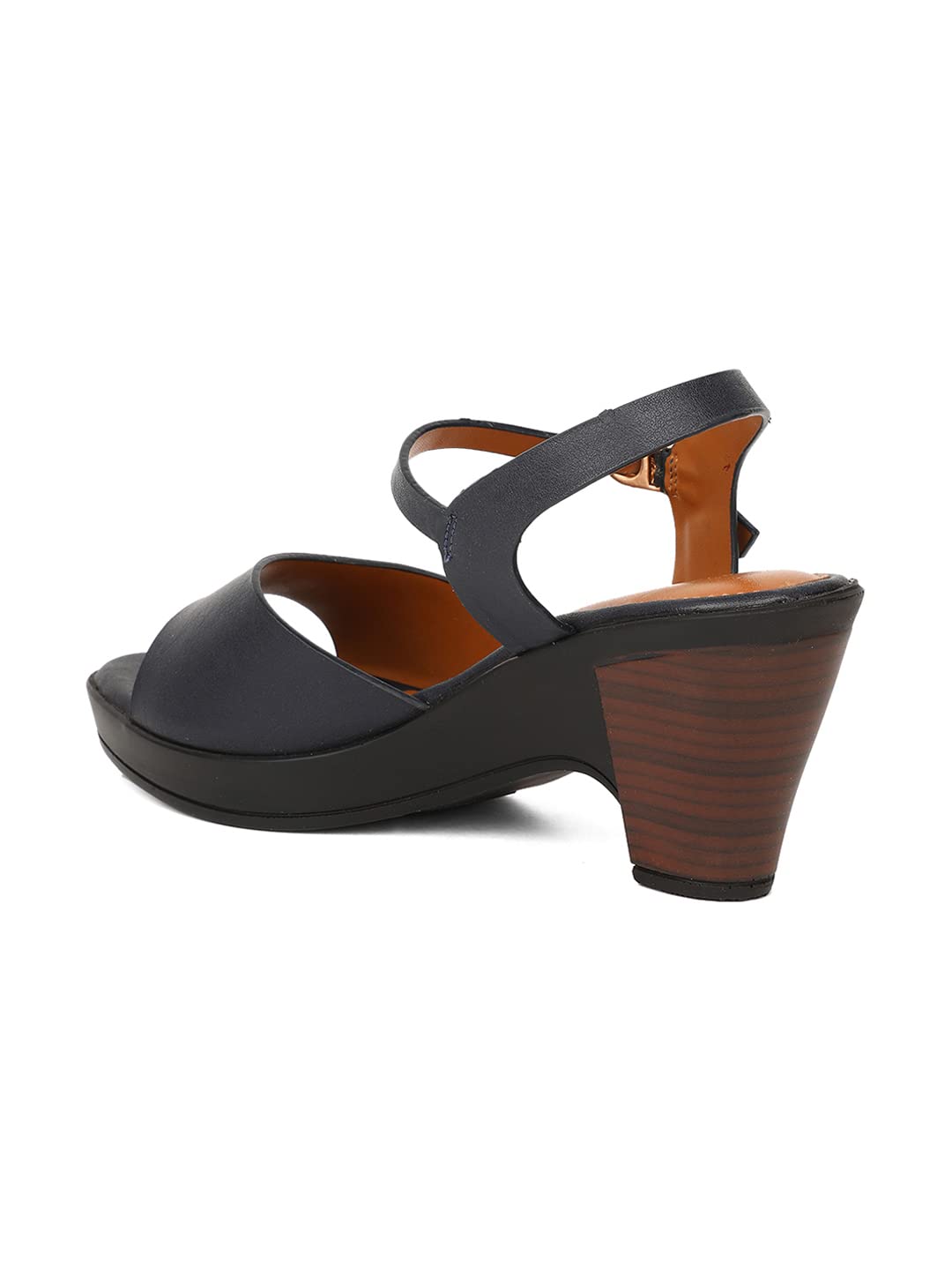 Bata Women's Block Heel Sandal - Navy - Image 2