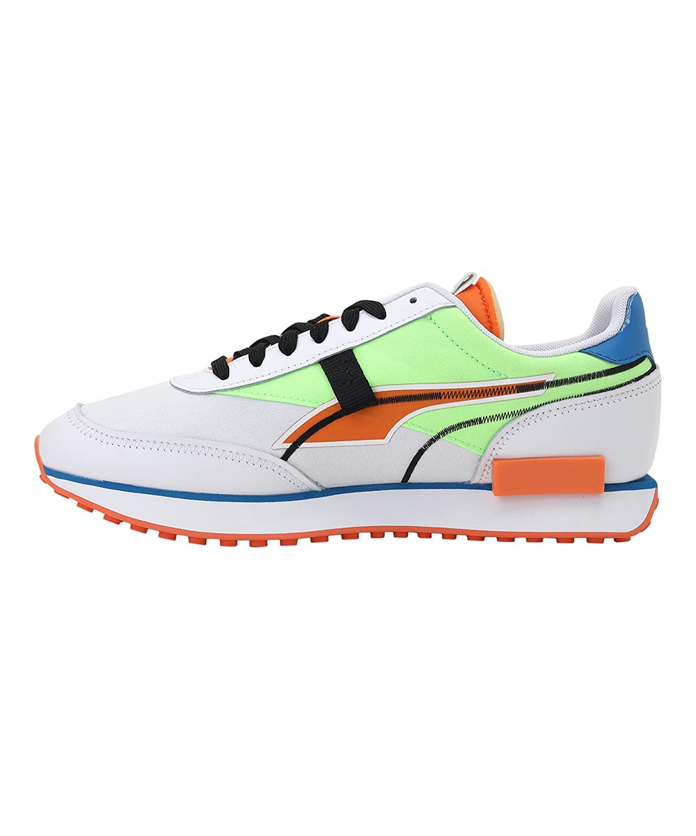 Puma Future Rider Twofold White Green Orange Sneaker - Image 3