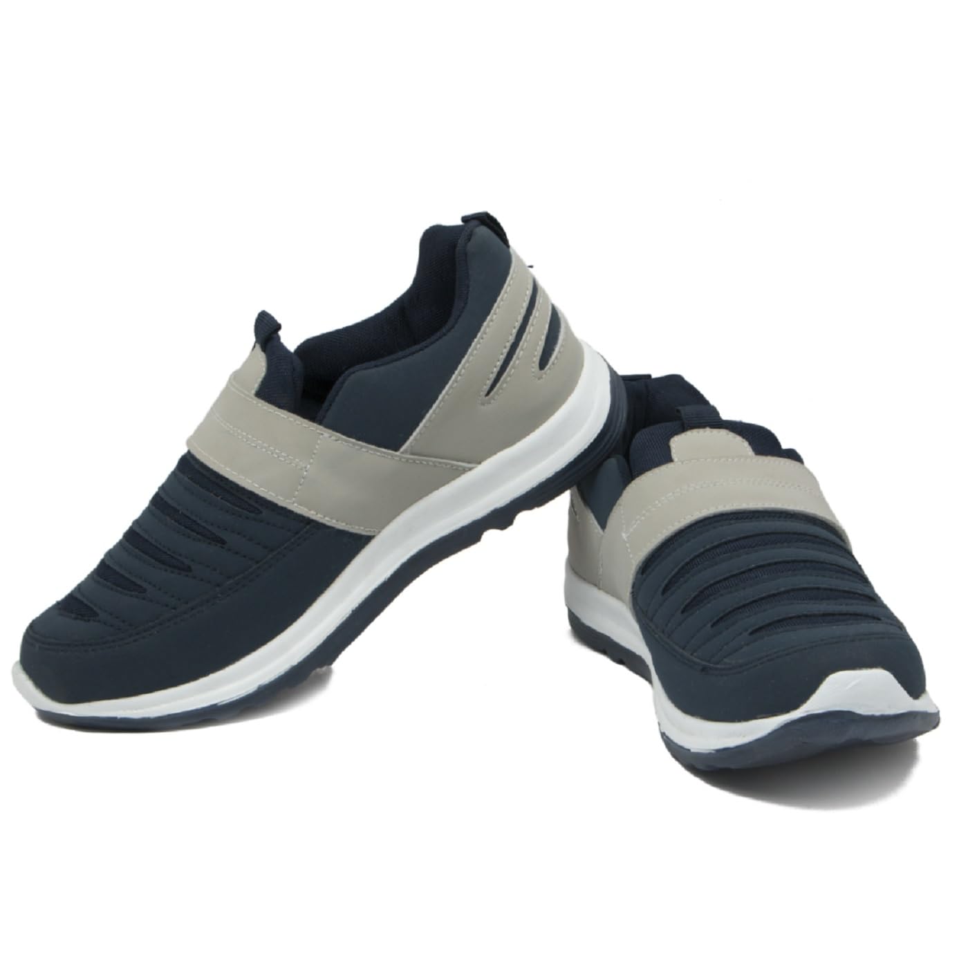 ASIAN Men's Running Shoes - Navy Blue Grey - Image 2