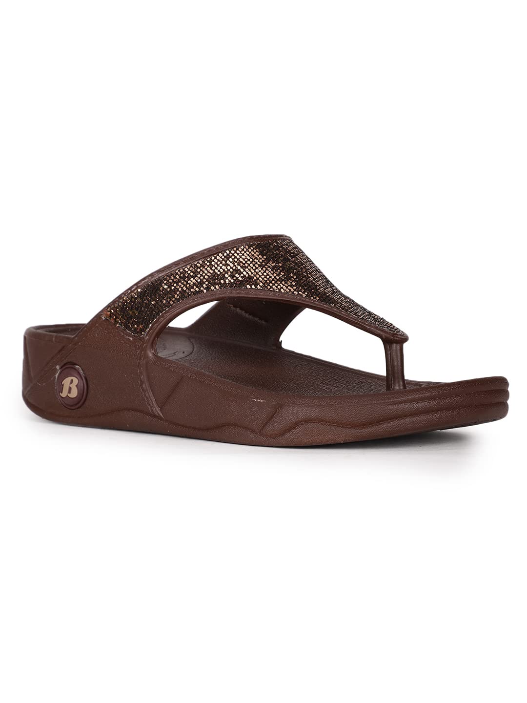 Bata Women's Platform Heel Sandal - Dark Brown
