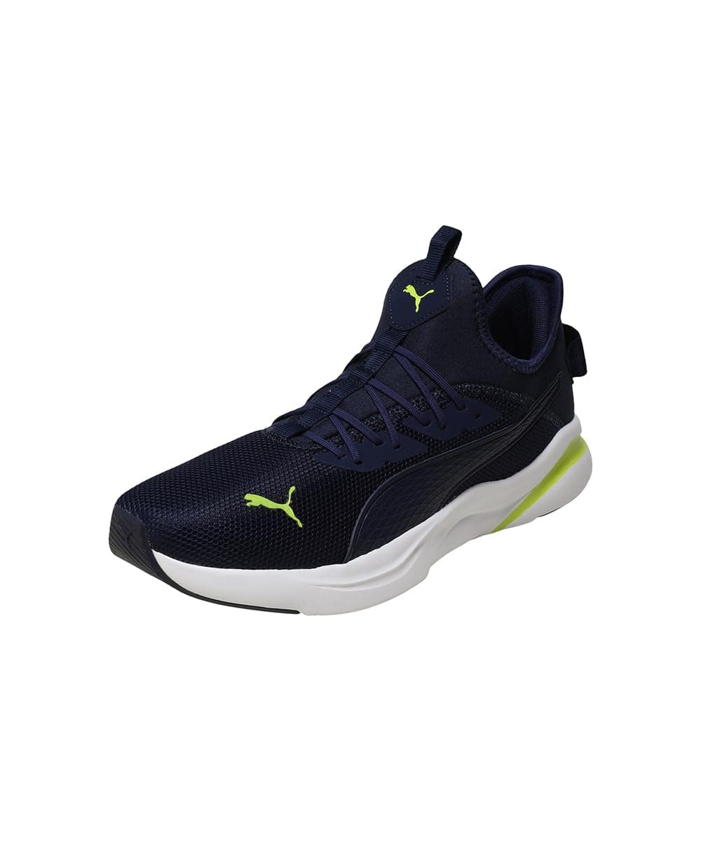 Puma Softride Rift PulseFusion - Navy Electric Lime White Men's Running Shoe