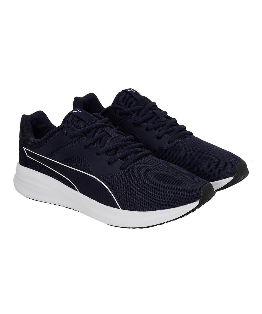 Puma Unisex Transport Peacoat Walking Shoe - White - Image 5