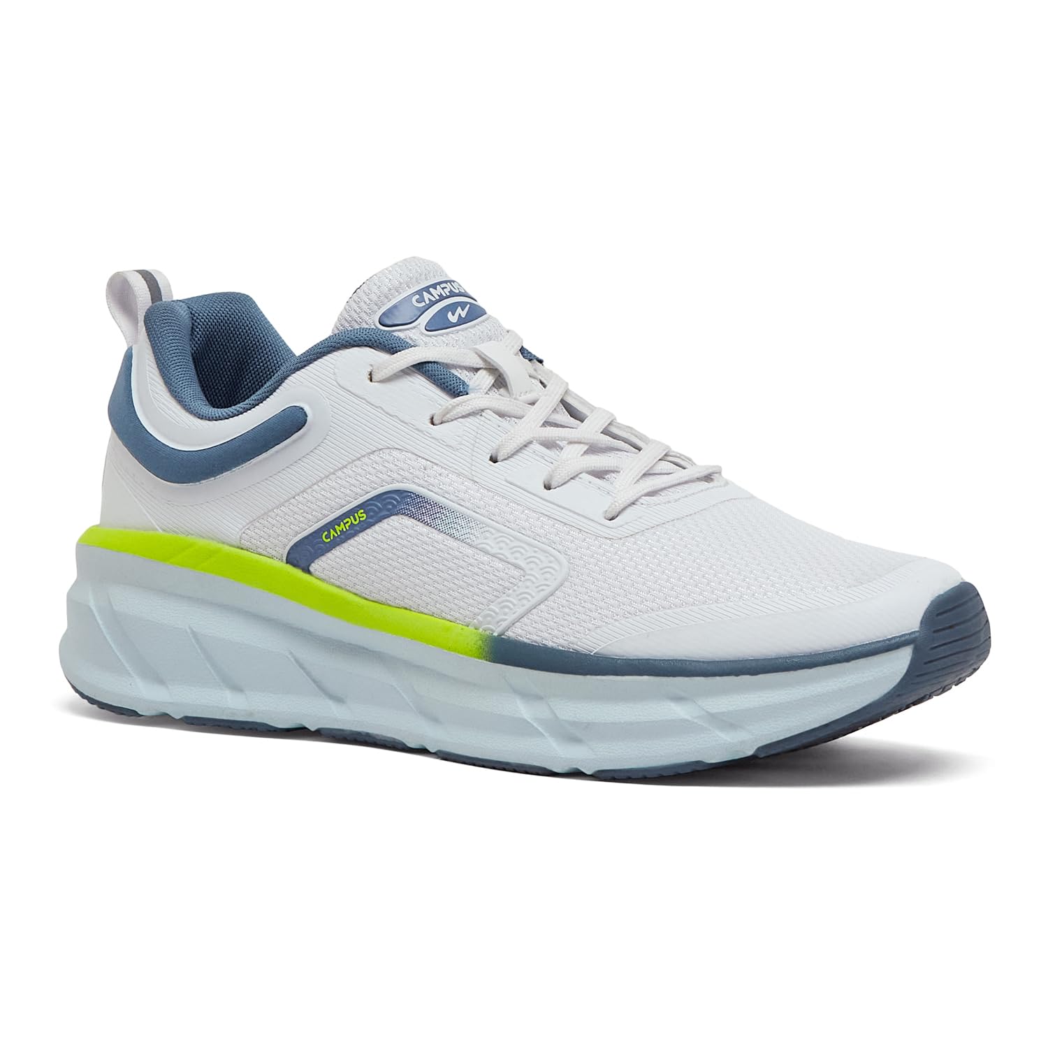 Campus Men's Humber Running Shoes - White/R.Slate
