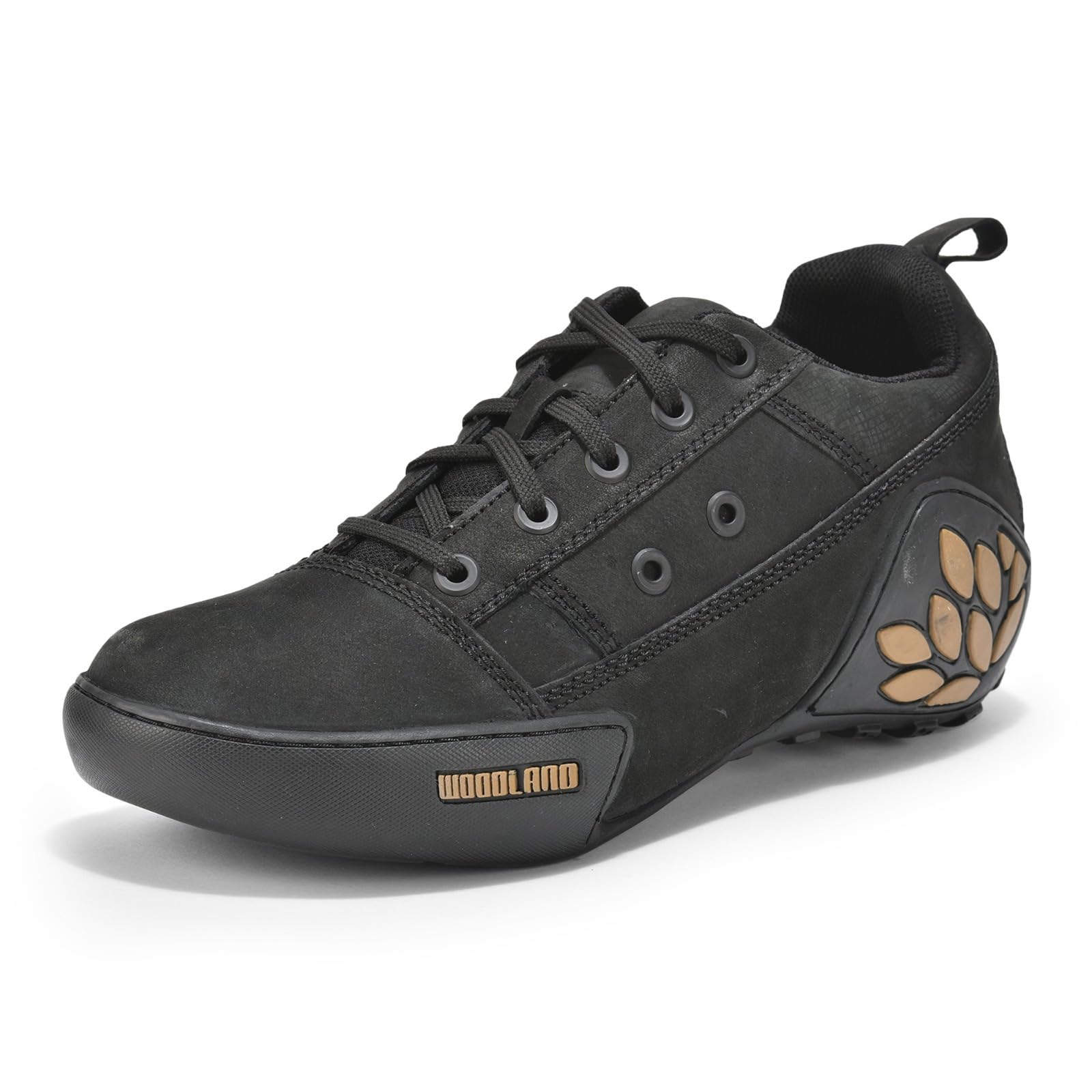 Woodland Men's Black Nubuk Casual Shoes