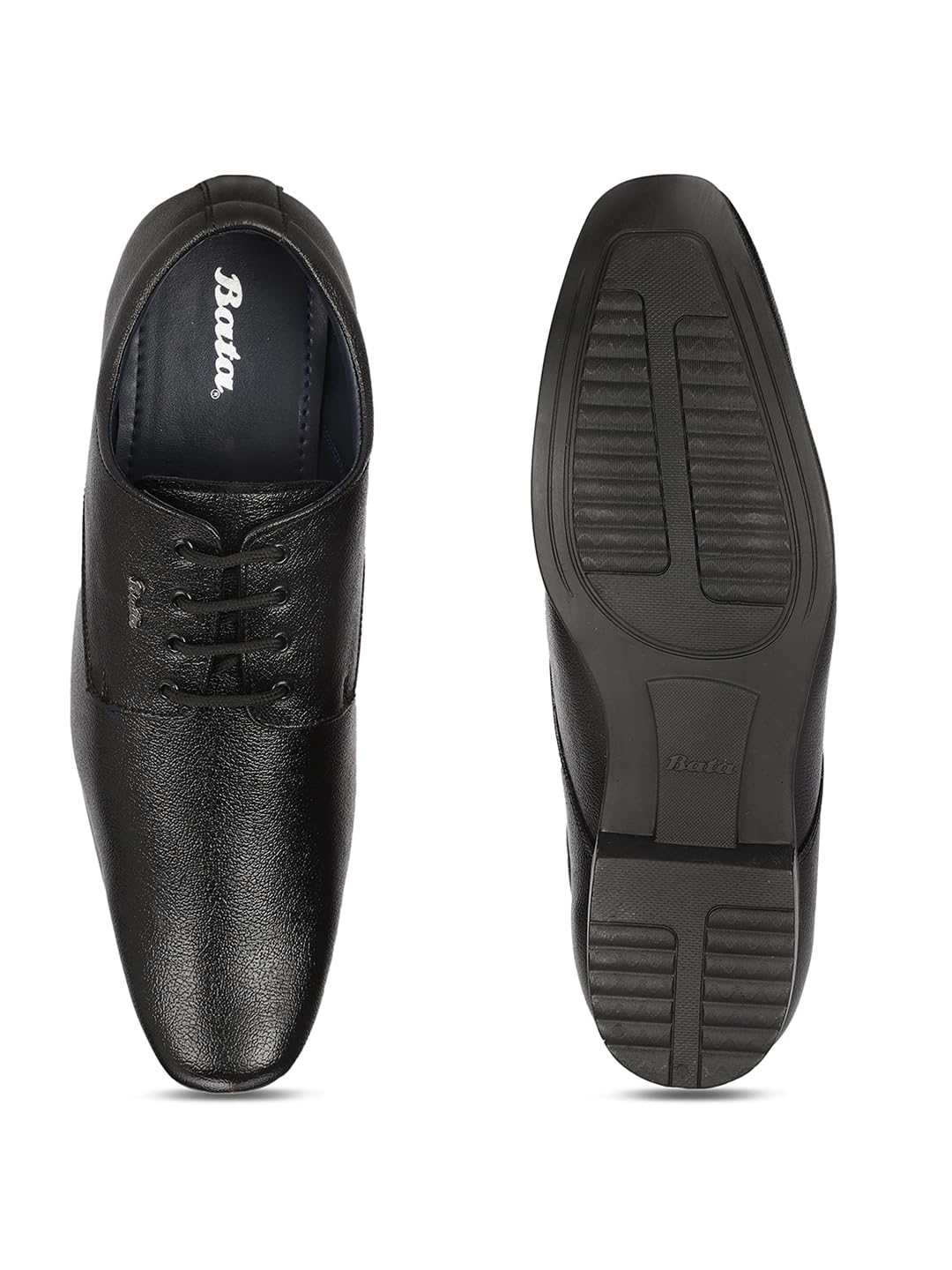 Bata Men's Lace-up Formal Shoes - Black - Image 5
