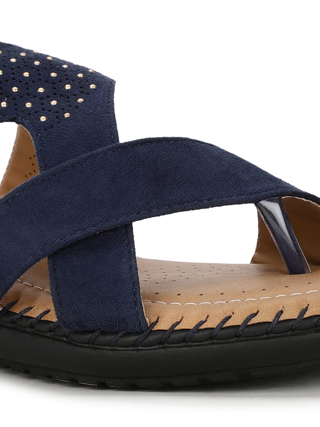 Bata Becca Mule Slippers for Women - Navy - Image 5