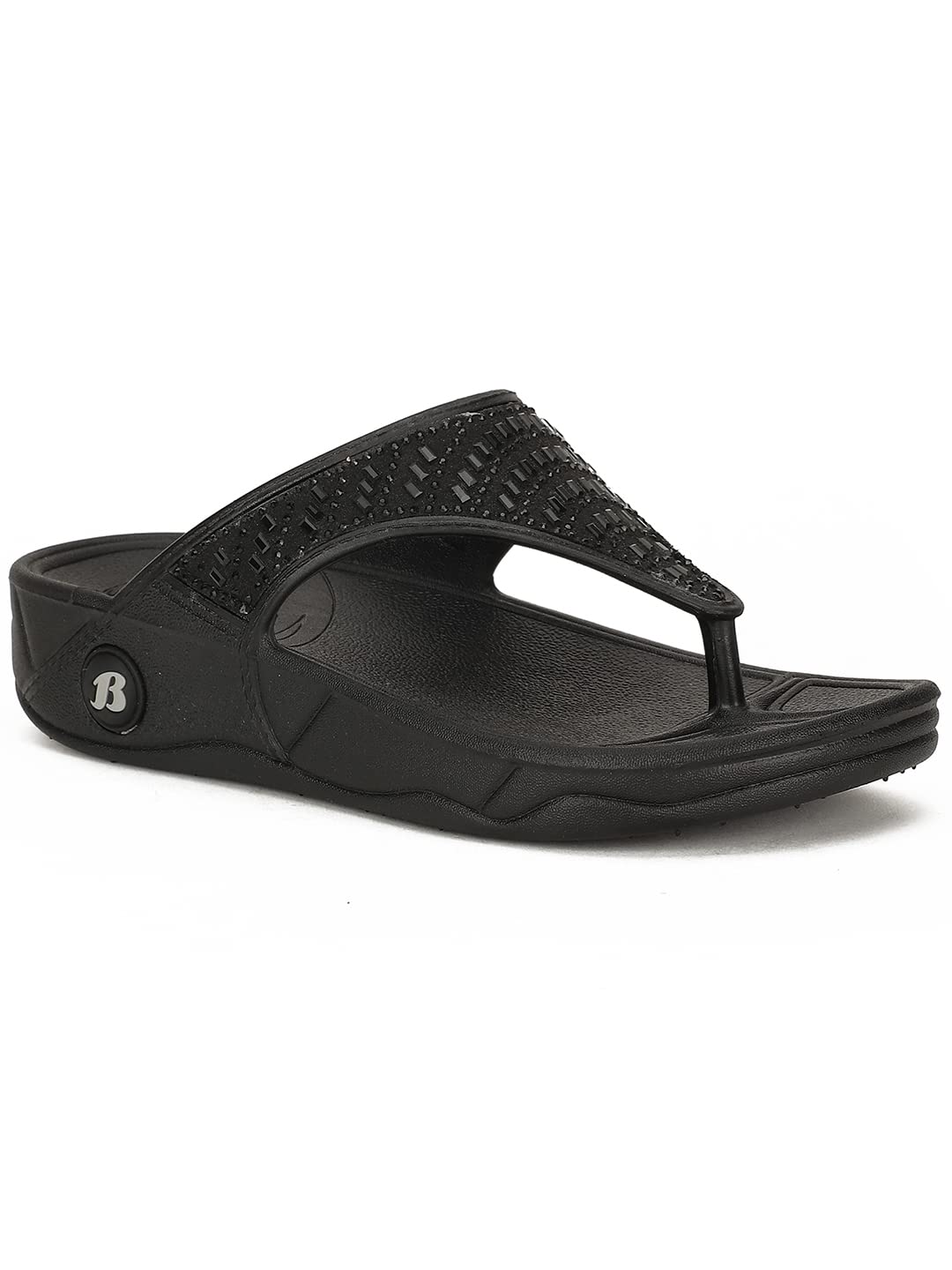 Bata Women's Platform Heel Sandal - Black