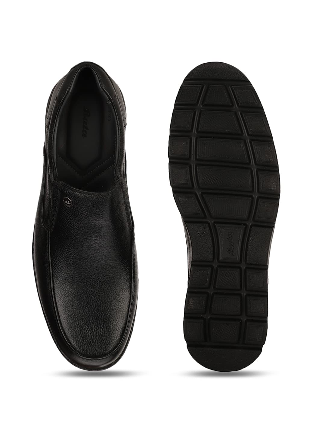 Bata Men's Slip-on Formal Shoes - Black - Image 4