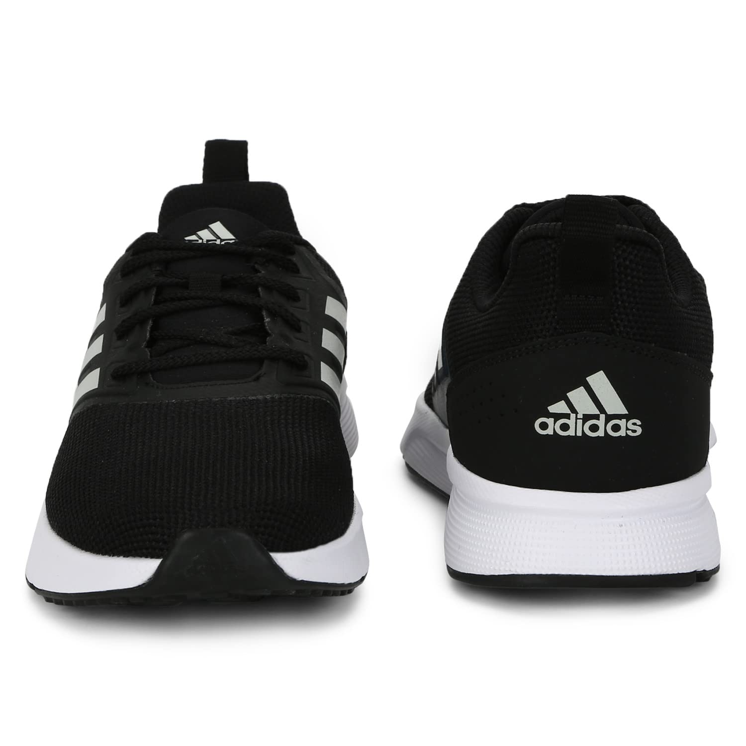 adidas Men's Mesh Running Shoe - Black - Image 5