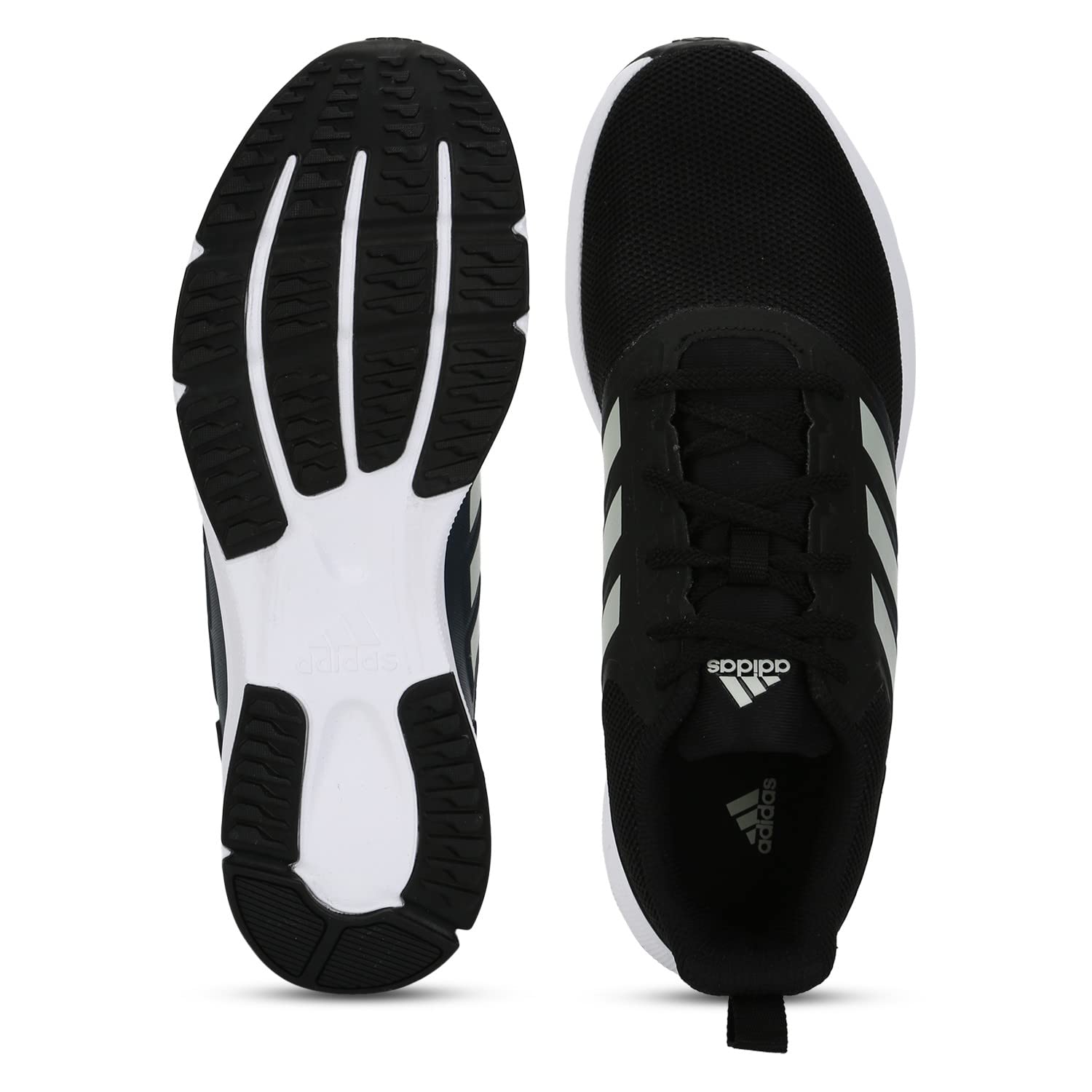 adidas Men's Mesh Running Shoe - Black - Image 4