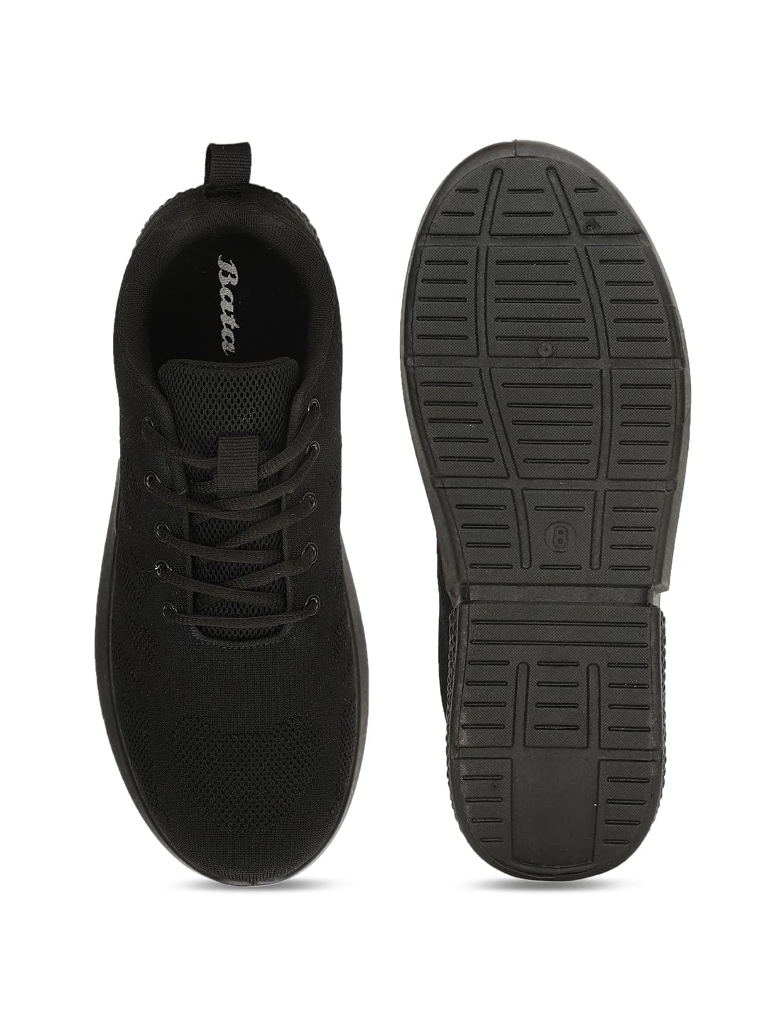 Bata Men's Lace-up Walking Shoe - Black - Image 4