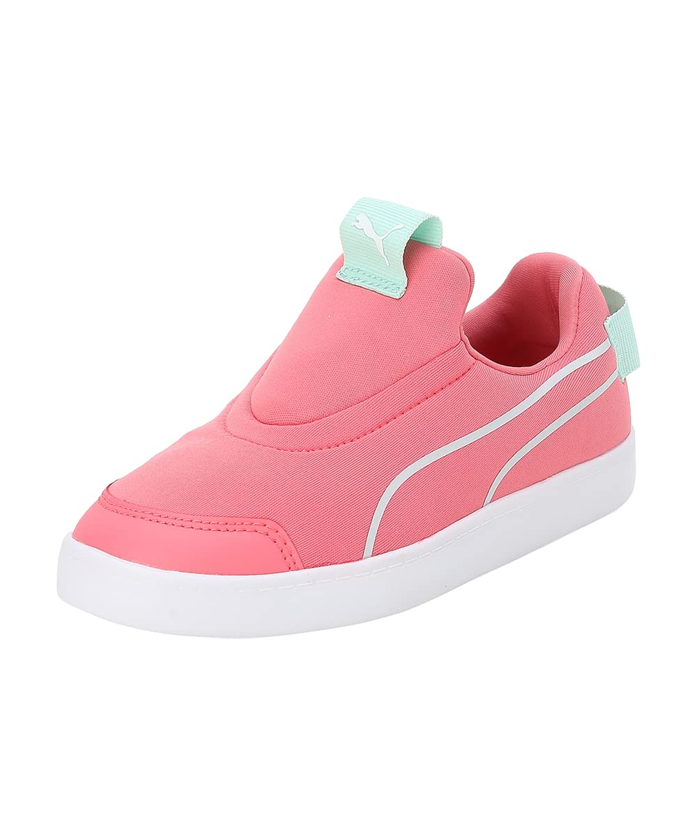 Puma Courtflex v2 Slip On Sneaker - Loveable Minty Burst White