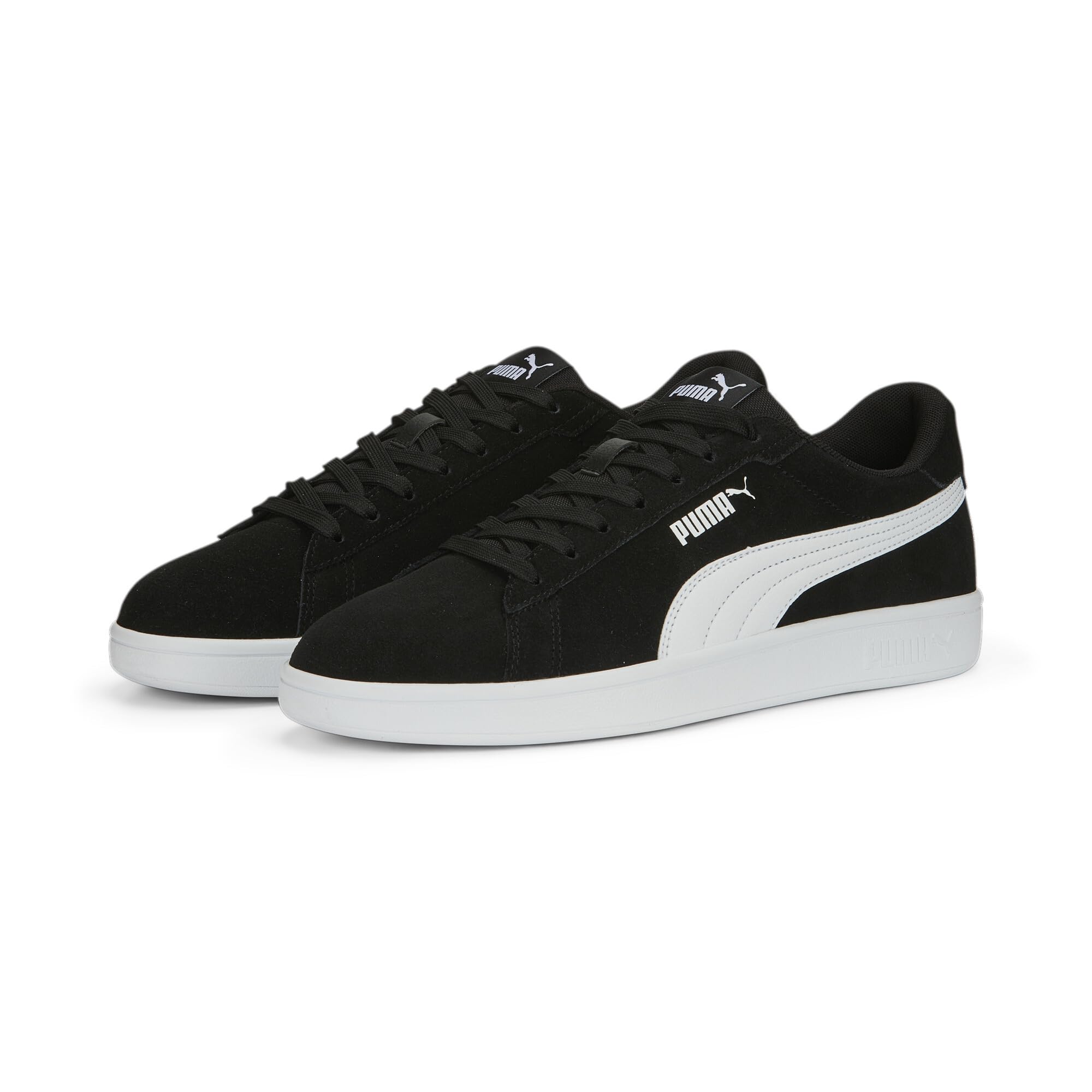 Puma Smash 3.0 Sneaker - Black White Unisex - Image 2
