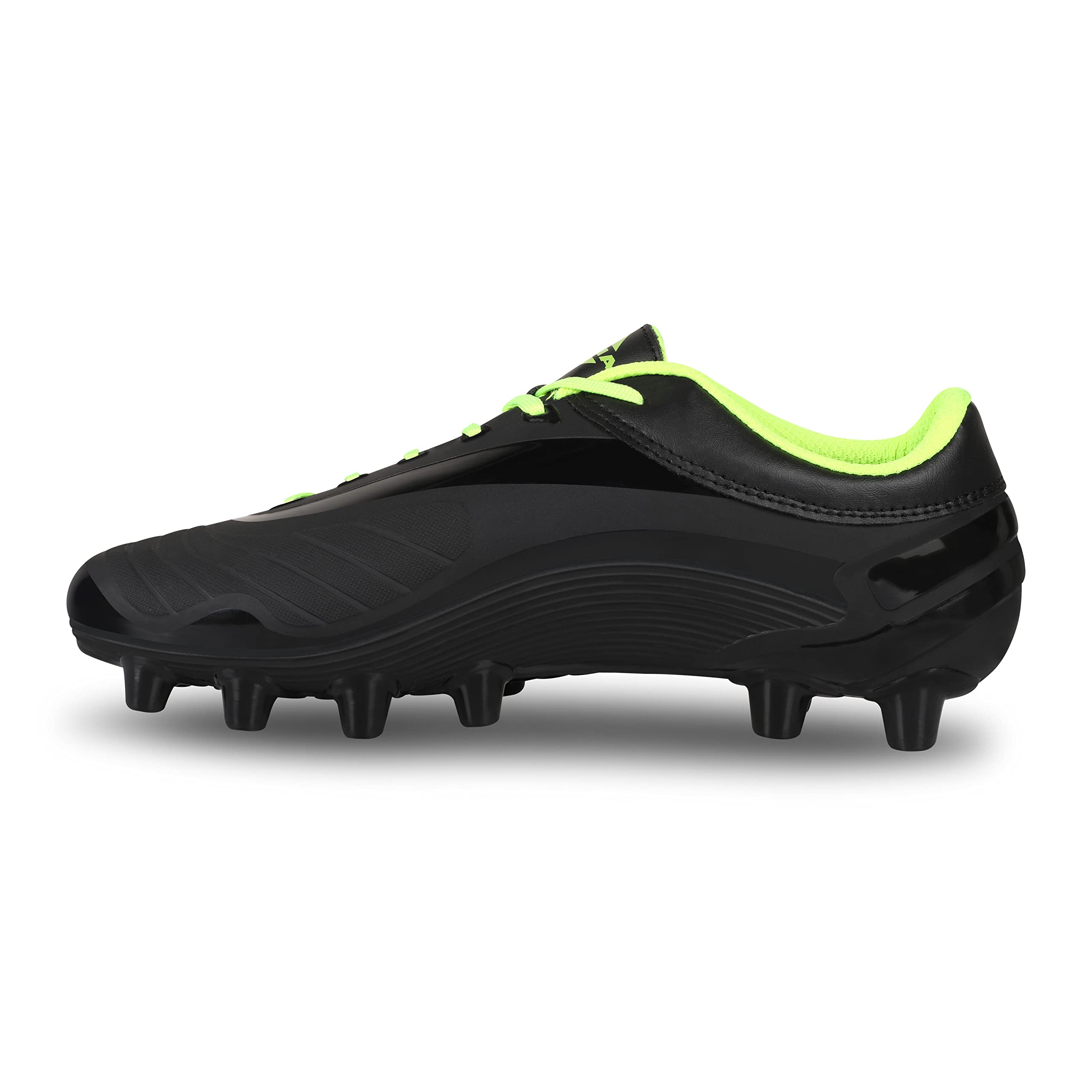 Nivia Men's Airstrike Football Stud - Black Green