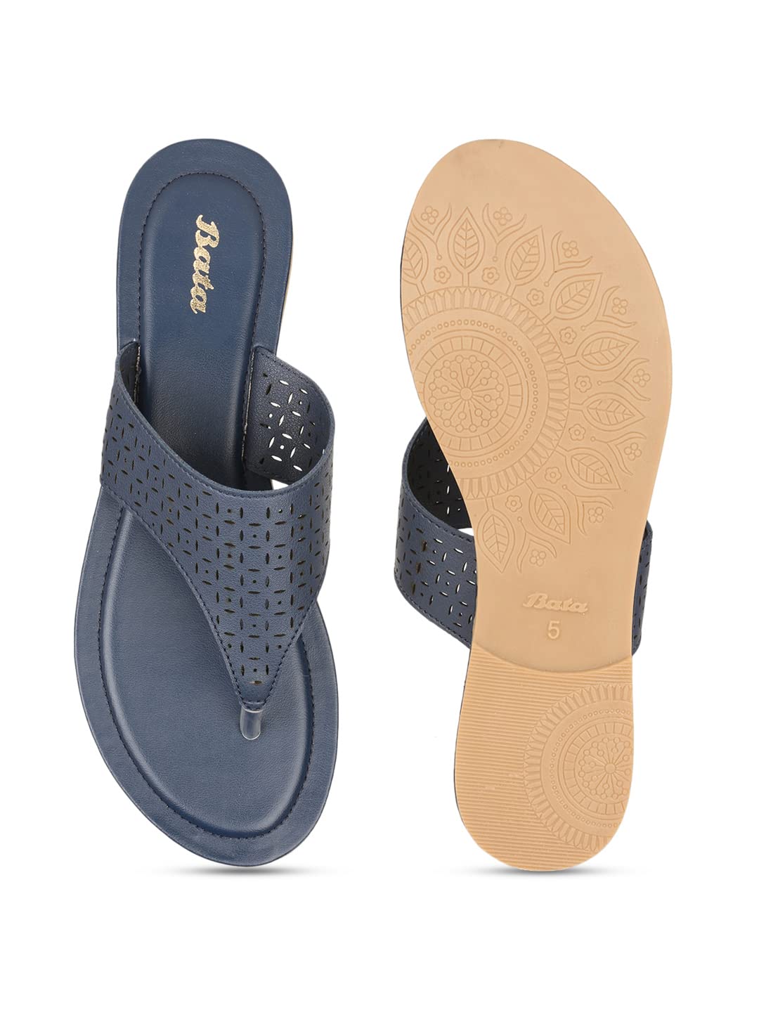 Bata Women's Slip-on Sandal - Blue - Image 4