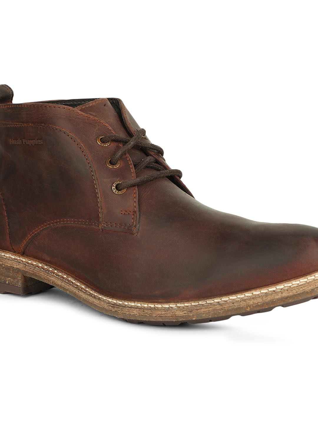 Hush Puppies Men's Apollo Mid Cut Brown Boots - Image 5