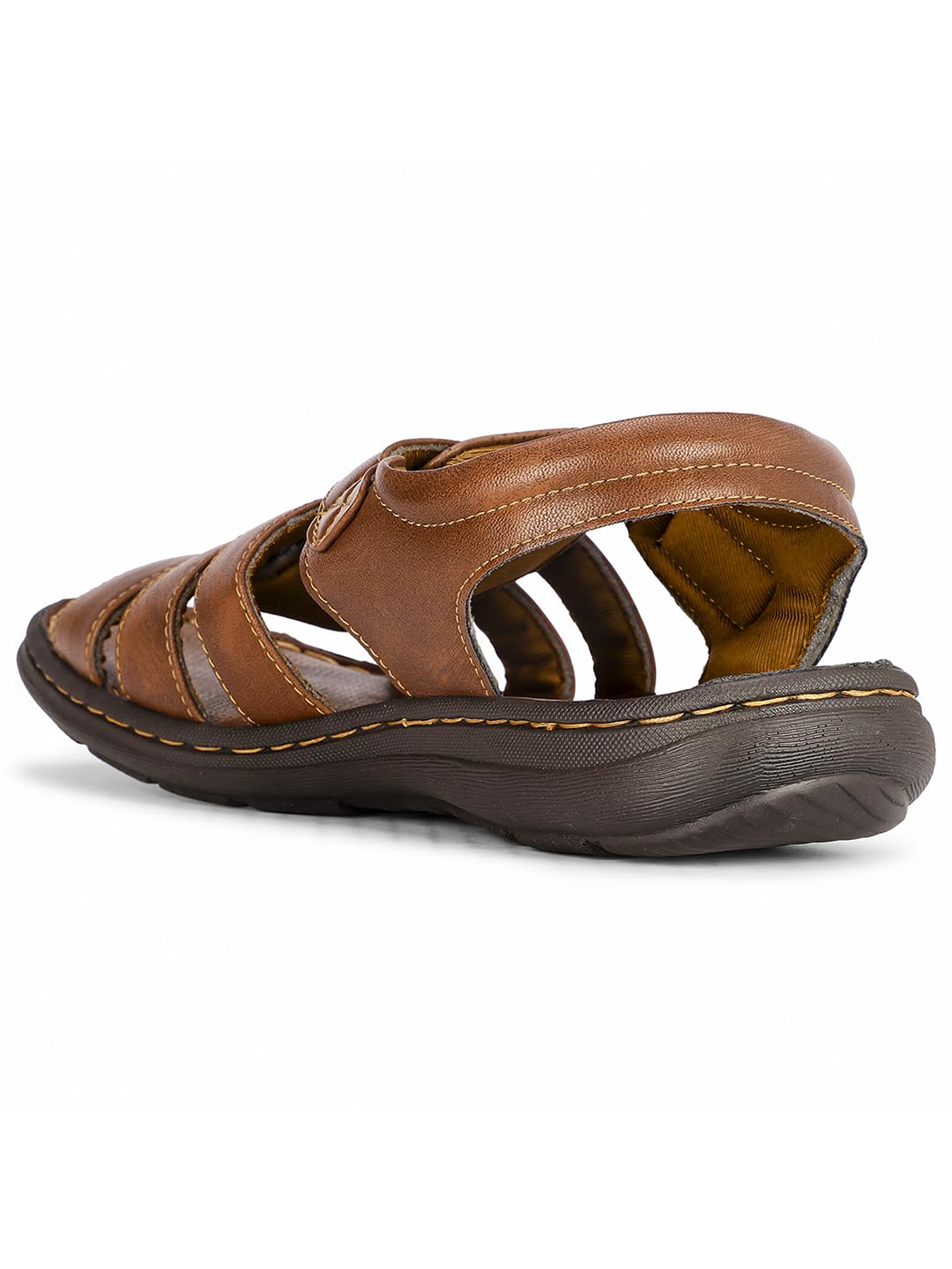 Bata Men's Brown Slip-on Fisherman Sandal - Image 3