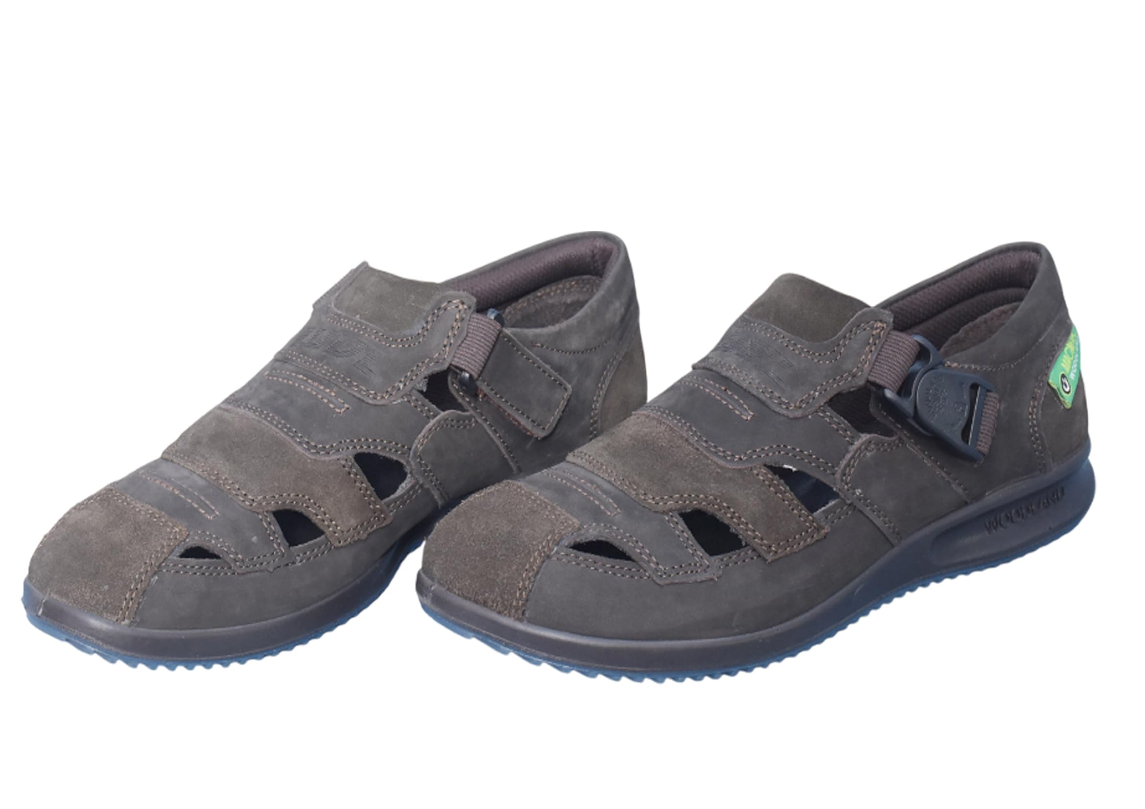 Woodland Men's DBrown NUBUK Leather Sandals - Image 3