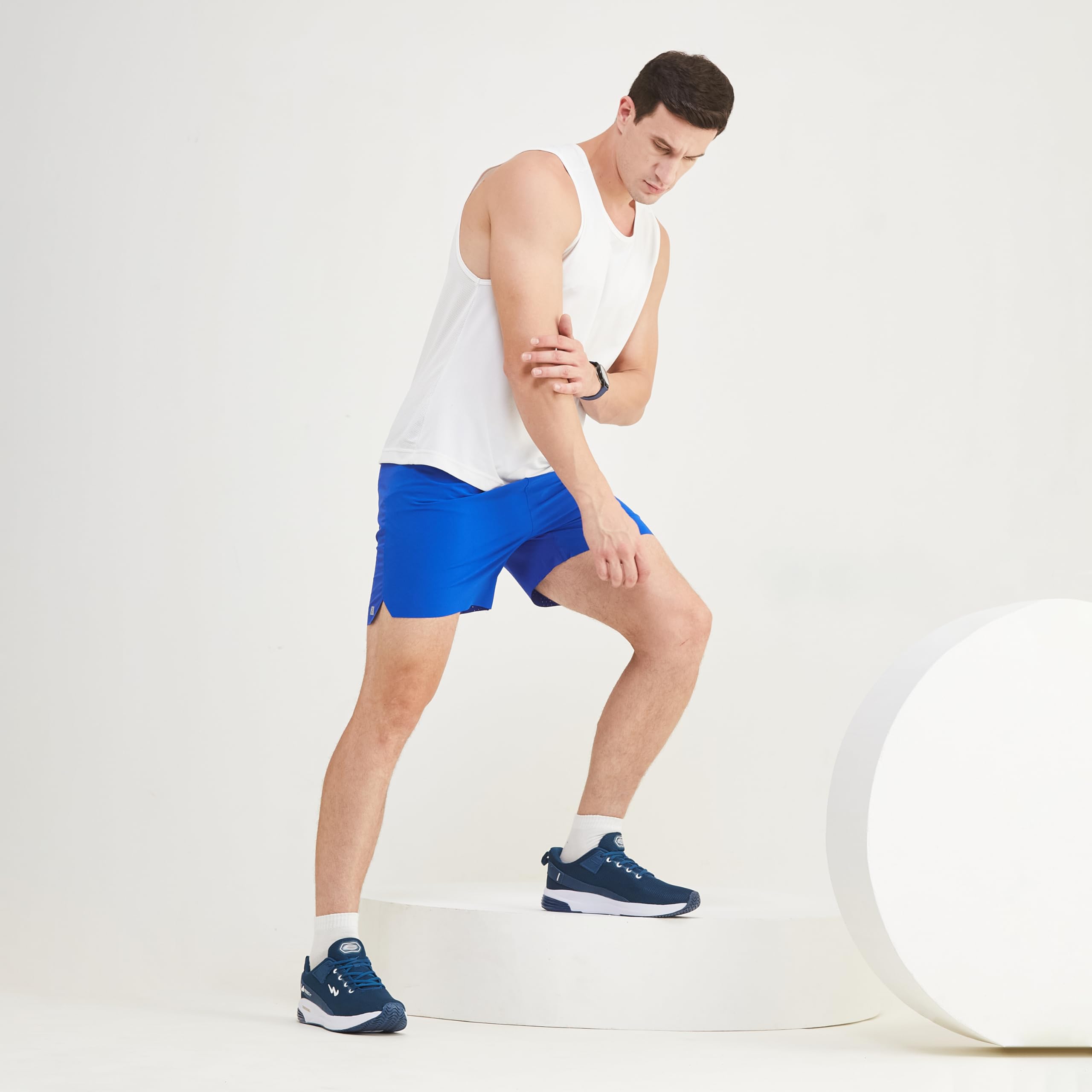 Campus Men's Running Shoes - Blue White - Image 2