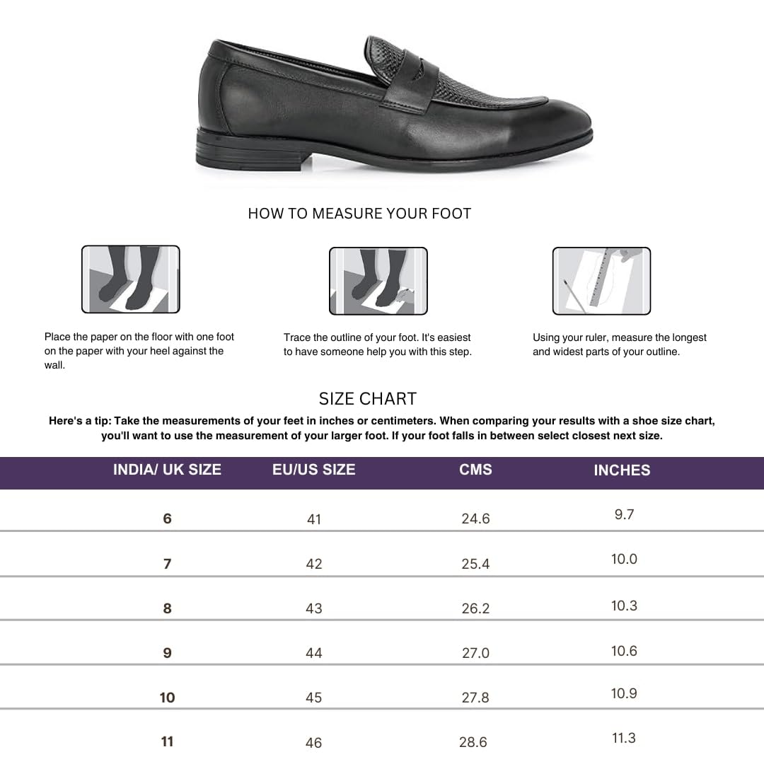 Leather Men's Formal Slip-On Shoes - Blue - Image 4