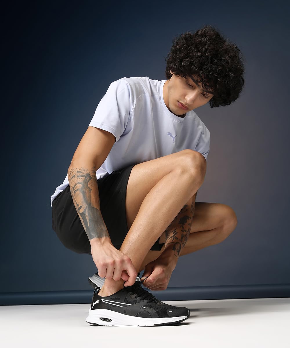 Puma Men ProFoam Fuego Running Shoe - Black White - Image 5