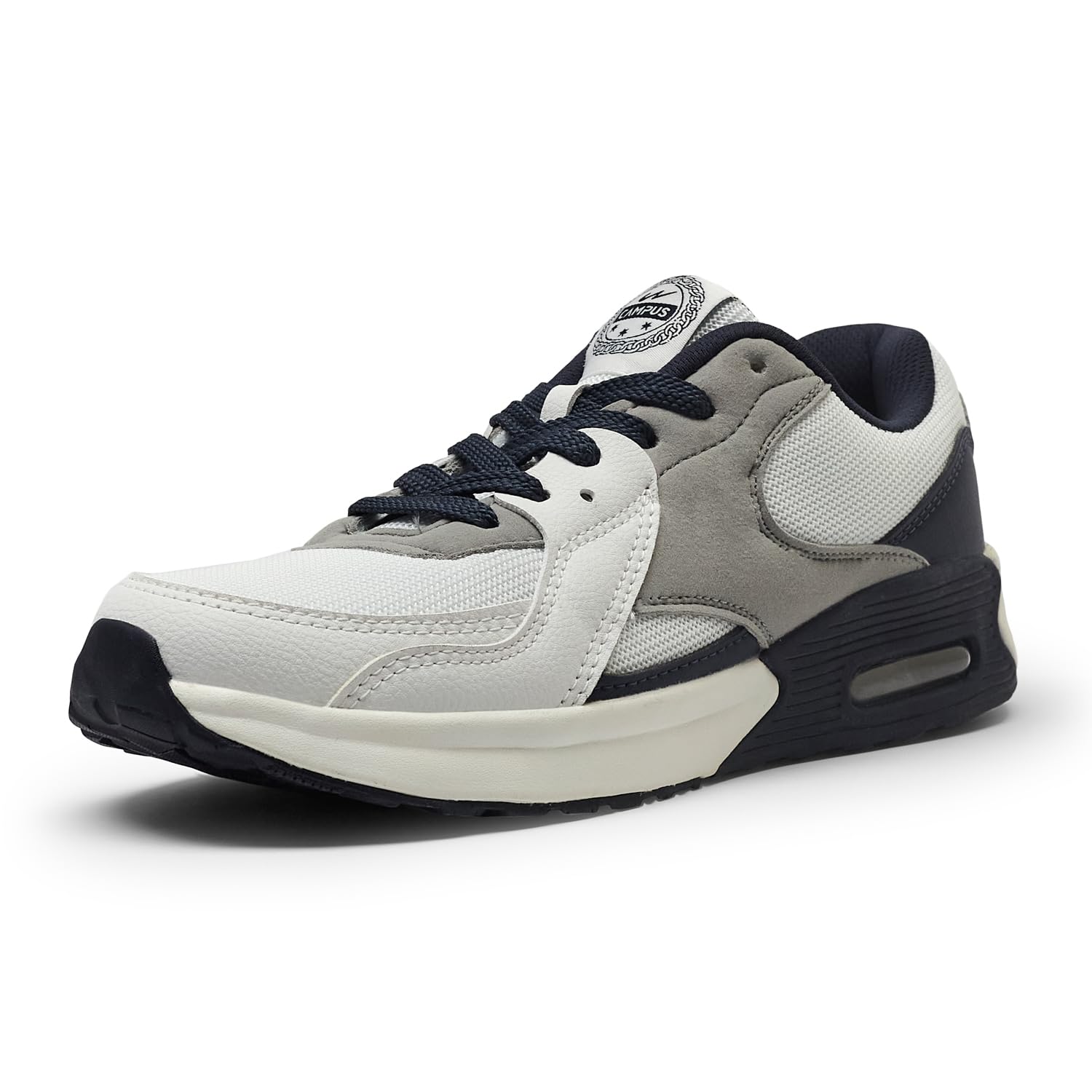 Campus Men's Starship Sneakers - WHT/Navy