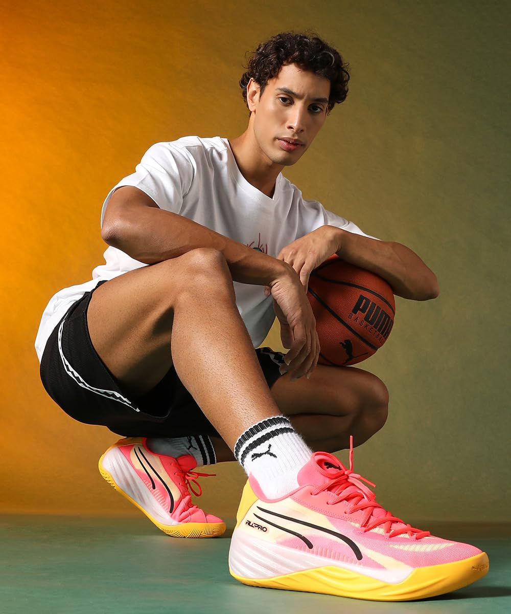 Puma All Pro Nitro Basketball Shoe - Sunset Glow - Image 5