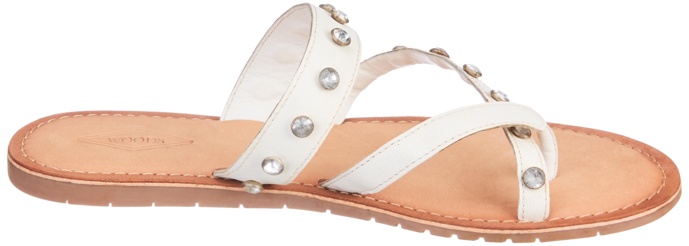 Woodland Women's White Sheep Nappa Slipper - Image 3