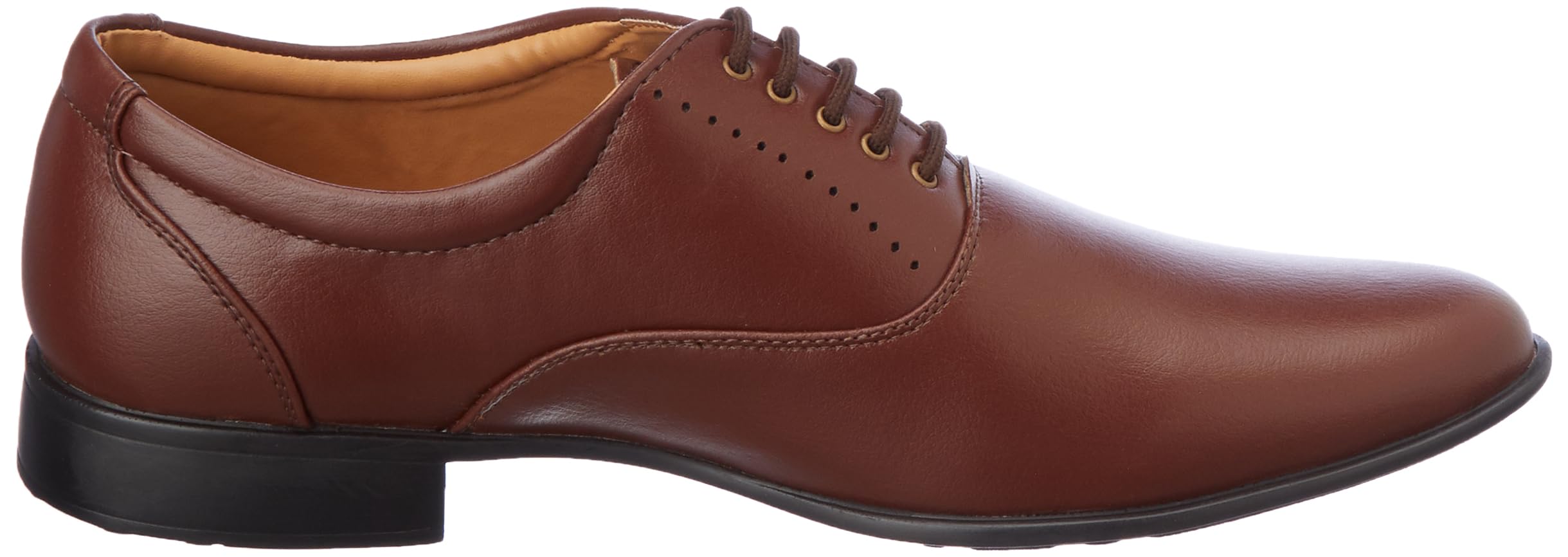 Bata Men's Lace-up Formal Shoes - Dark Brown - Image 5