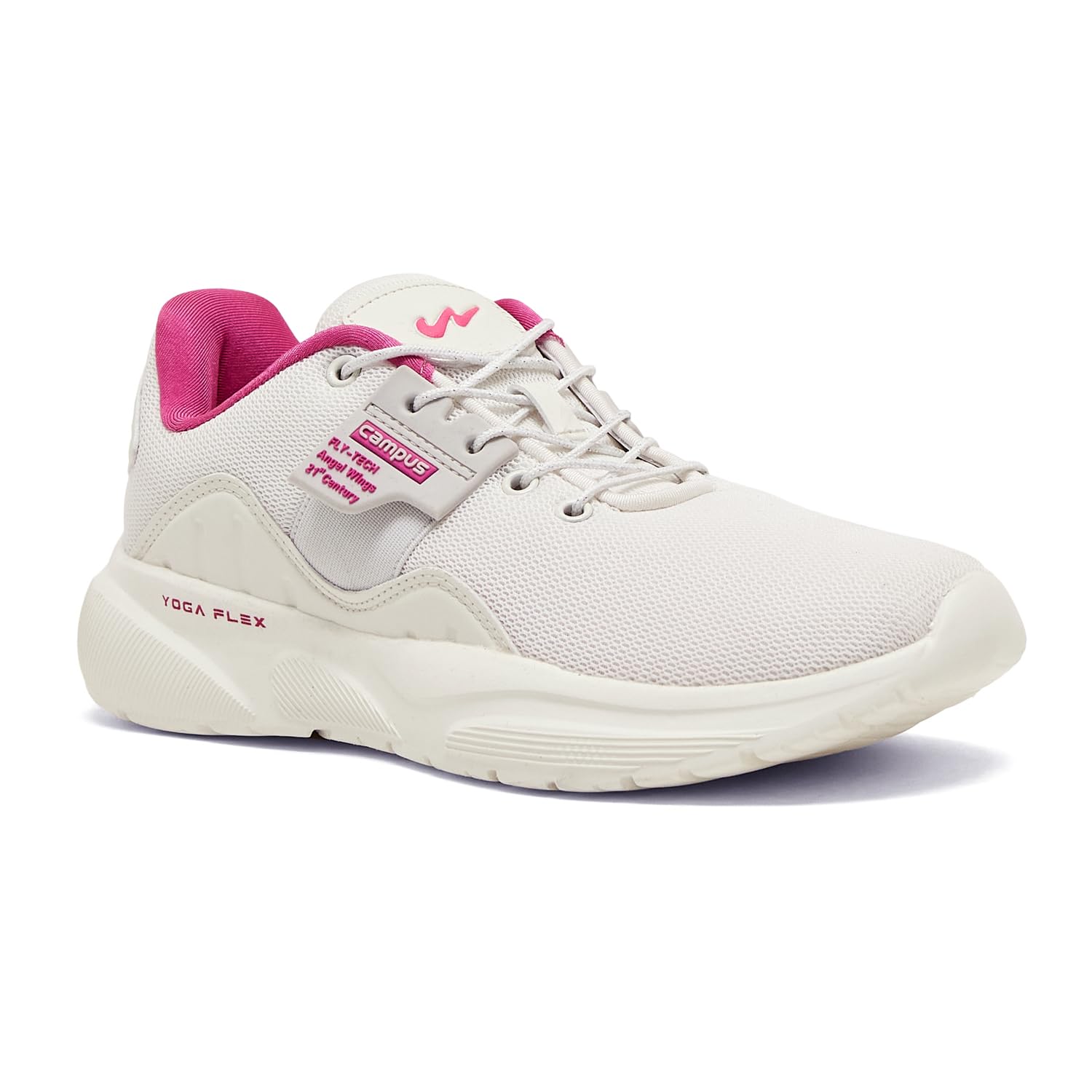 Claire Women's Running Shoes - WHT/Pink