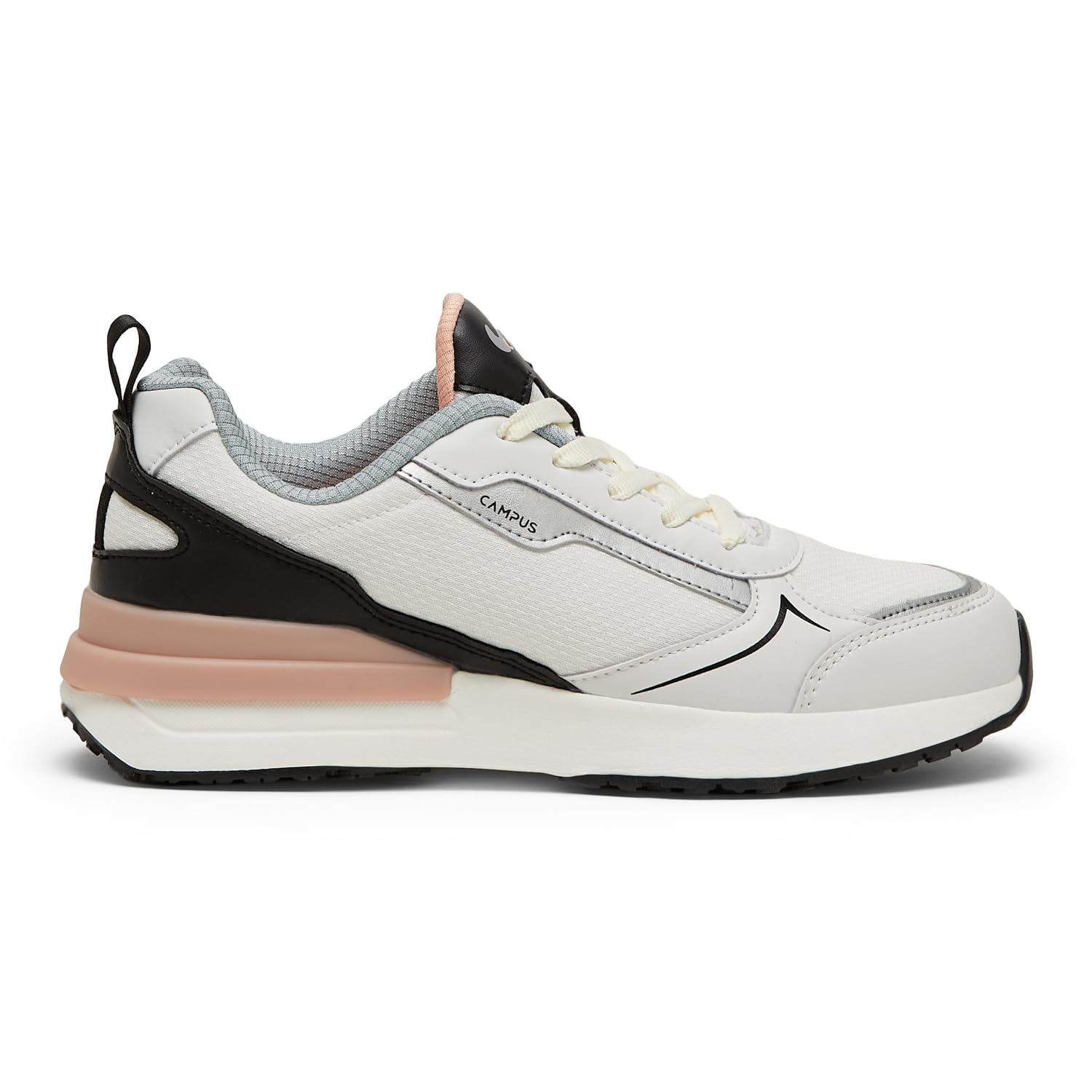 Campus Women's RASSLE Sneakers - WHT/BLK - Image 2