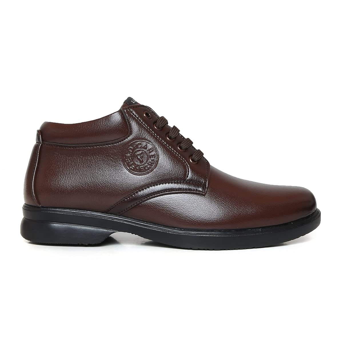 FIELD CARE Brown Derby Formal Shoes for Men - Image 3