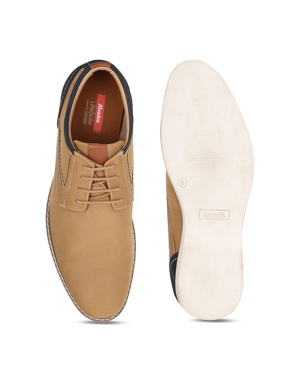 Bata Men's Lace-up Sneaker - Tan - Image 5