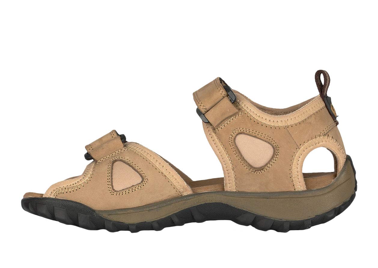 Woodland Men's Khaki Leather Sandal - Image 4