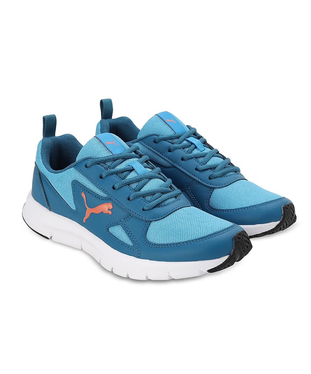 Puma Runner V2 Youth Sneakers - Digi-Blue-Dresden Blue-Fusion Coral - Image 5
