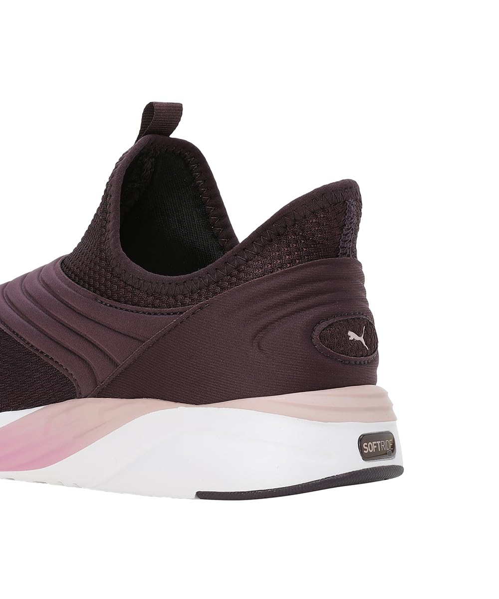 Puma Softride Sophia Slip-On Running Shoe for Women - Midnight Plum - Image 4