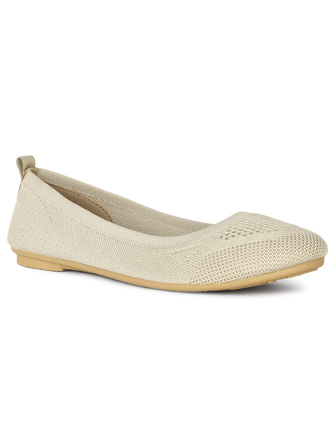 Bata Women's Slip-on Ballet Flat - Beige