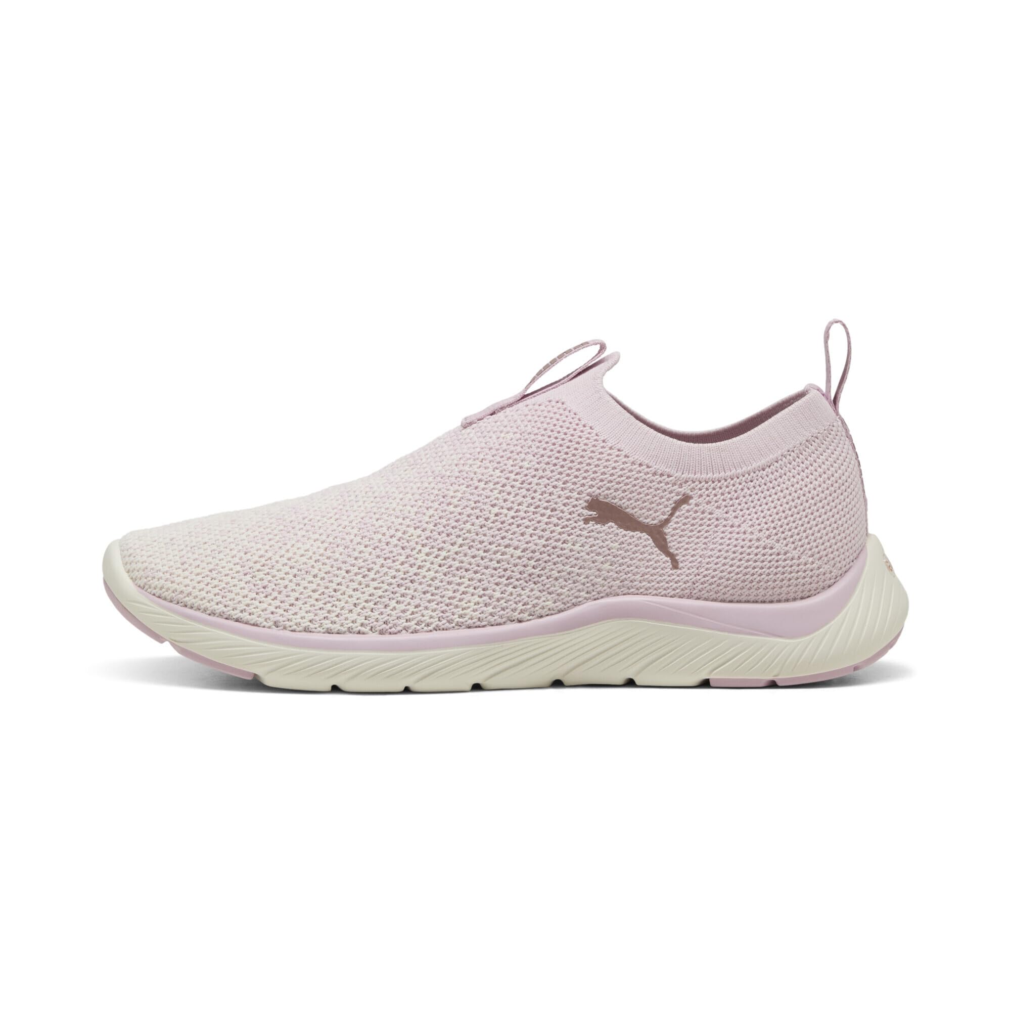Puma Sftrde Remi SLP-on Knit for Women - Rose Mauve - Image 4